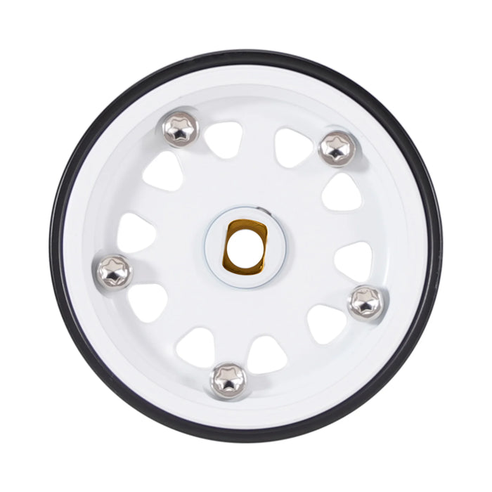 INJORA 4PCS D19 0.7" 19x10.8mm Beadlock Crawler Wheels