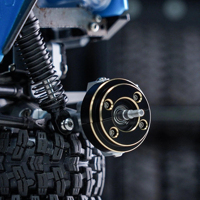 4PCS INJORA Counterweight for Traxxas TRX4M 1/18 Diamond Axle (Messing)