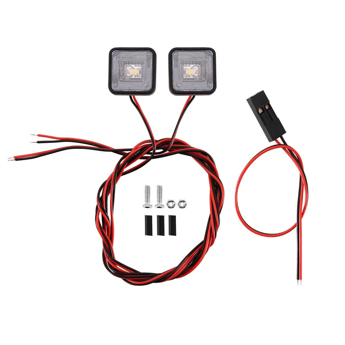 INJORA Seitenmarkierungsleuchten Warnleuchten (11x5mm 10x10mm)