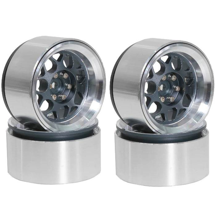 4PCS 2.2" 65x30mm 1/10 Crawler Beadlock Wheels (Metal)