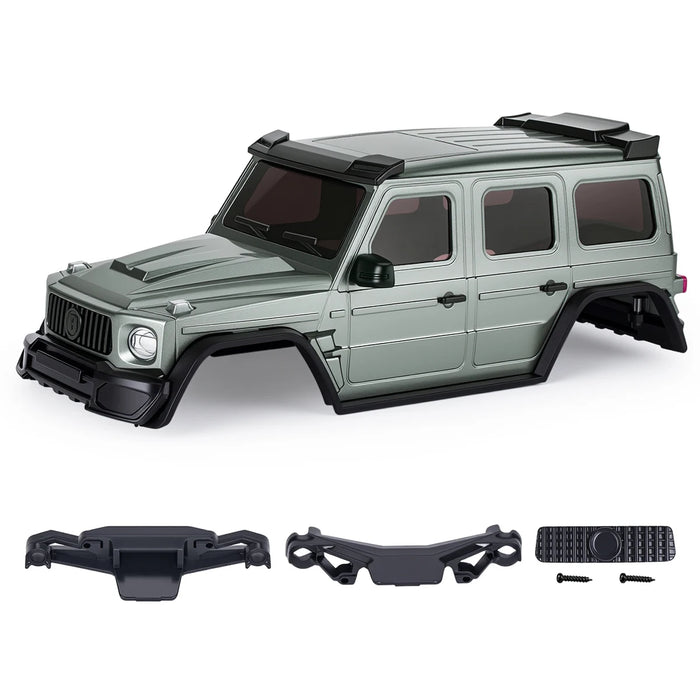 Hard Body Shell w/ Light Bucket Mount Spare Tire Mount for Axial SCX30 1/30 (Plastic)