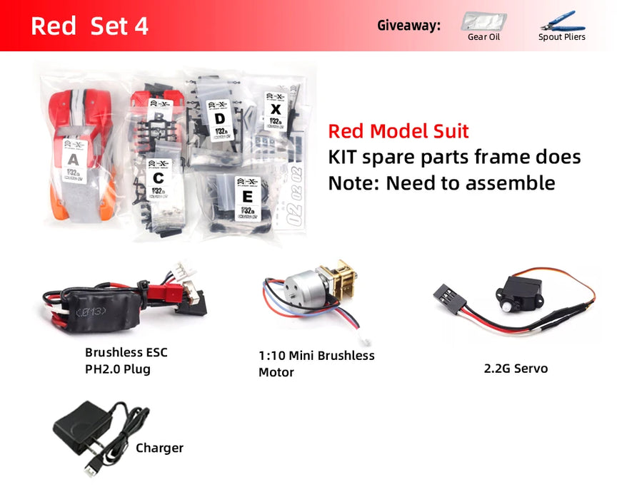 Orlandoo Hunter OH32X02 1/32 RWD Short Course KIT