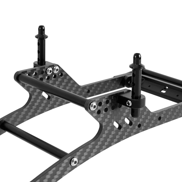 LCG Carbon Fiber Chassis Kit with Center Transmission 1/10 Crawlers (INC-10C)