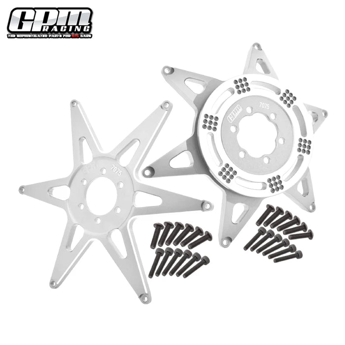 GPM Front &  Rear Wheel Pattern Buckle for LOSI Promoto MX 1/4 (Alu)
