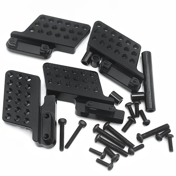 Vorderer & hinterer Stoßdämpferhalter für Traxxas TRX-4M 1/18 (Alu)