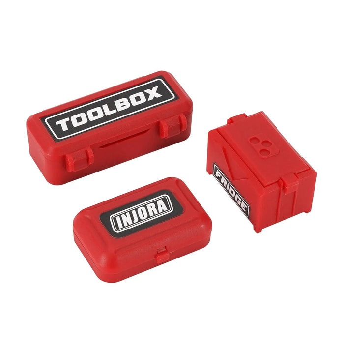 INJORA Scale Mini Tool Box Decoration Accessories 1/18 1/24