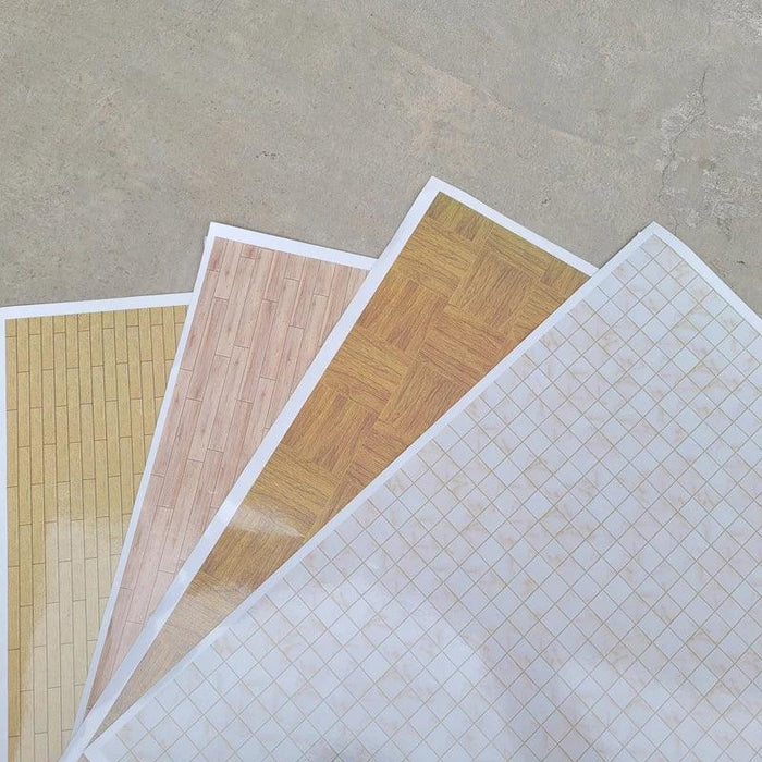 1PC 42x30cm Indoor Wood Floor Tile Sticker