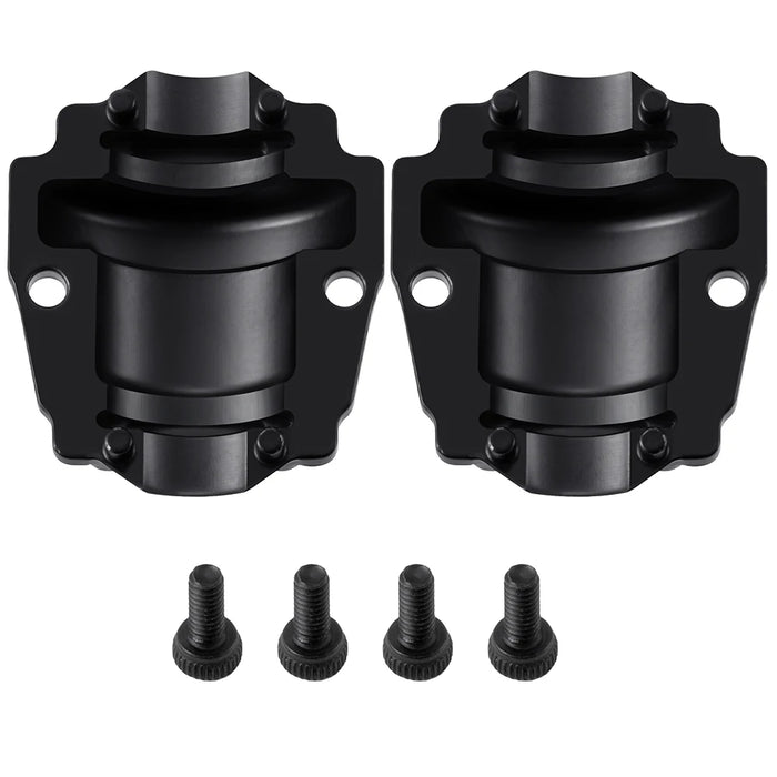 2PCS Couvercle de Diff pour Redcat Ascent 1/18 (Laiton)