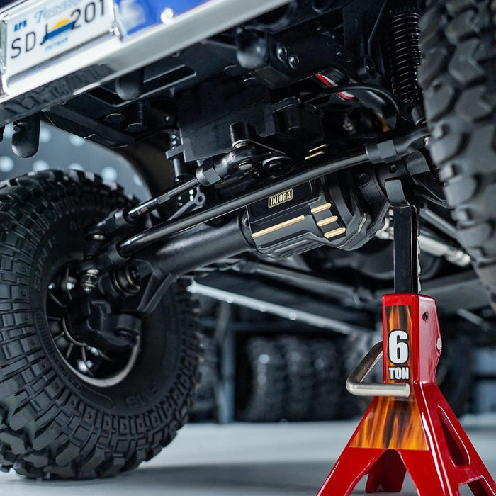 INJORA 55g Differential Axle Cover for FMS FCX10 1/10 (Brass)