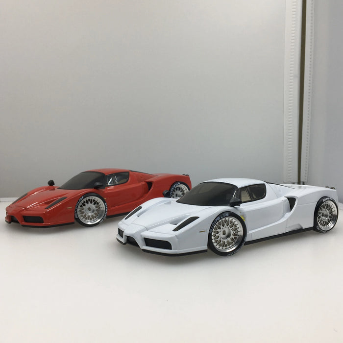 Coque de carrosserie Ferrari 1/28, empattement de 98 mm (ABS)