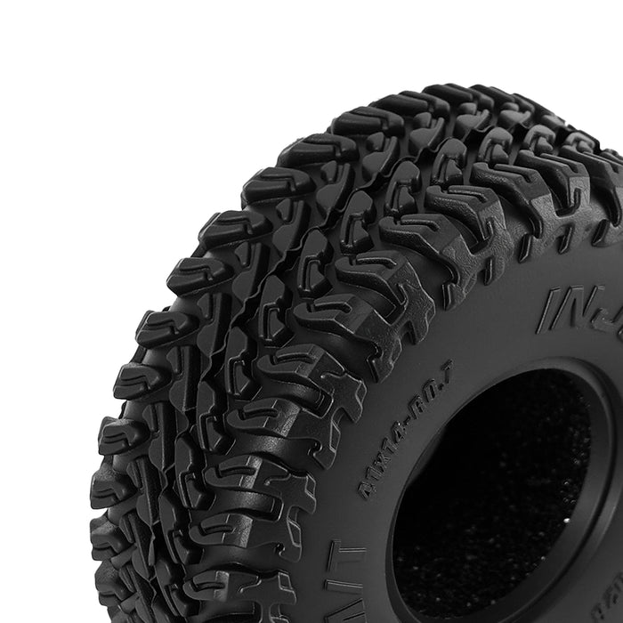 INJORA 4PCS 0.7" 41x14mm MAVERIX M/T Crawler Tires 1/30