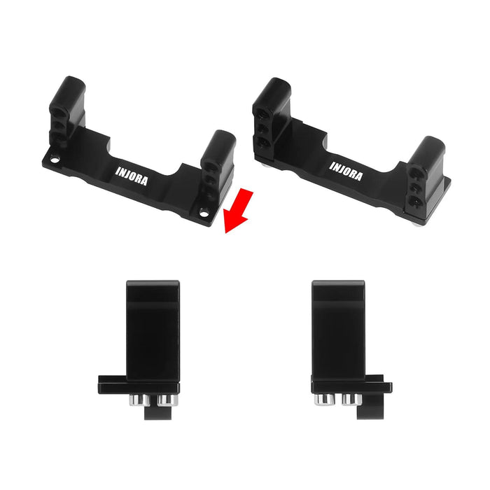 INJORA Adjustable Servo Mount for FMS FCX18 1/18 (Aluminium)
