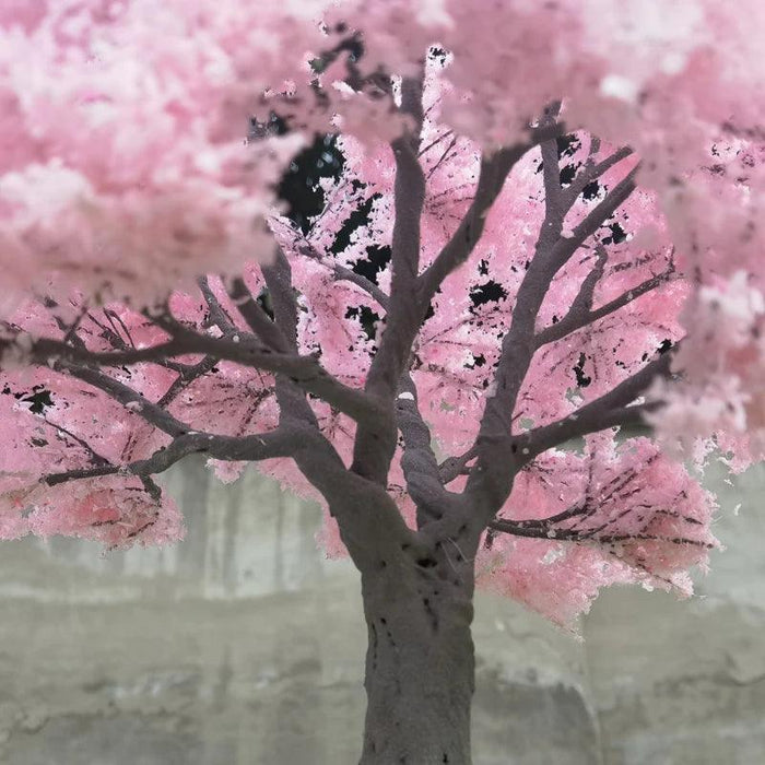 1PC 10-25cm Cherry Blossom Tree Model