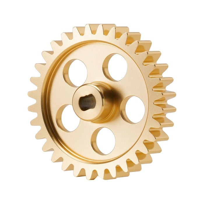 INJORA Transmission Main Gear w/ Pinion for Losi Micro-B Micro-T (Messing)