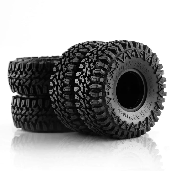 4PCS 1.9" 115x45mm 1/10 Crawler Tires (Rubber)
