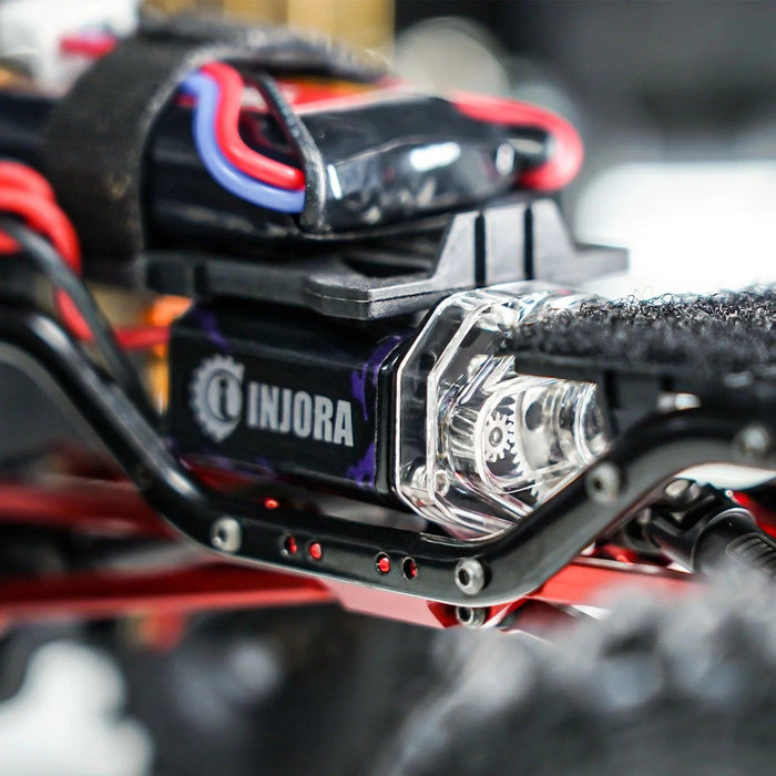 INJORA Transmission avec moteur brossé 50T 050 pour Axial SCX24 1/24