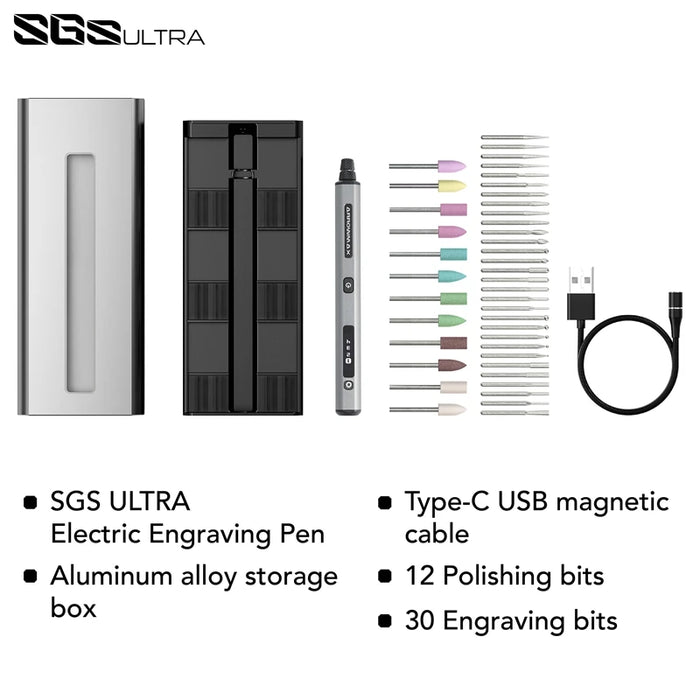 ARROWMAX SGS Ultra 42-in-1 Cordless Engraving Pen Set