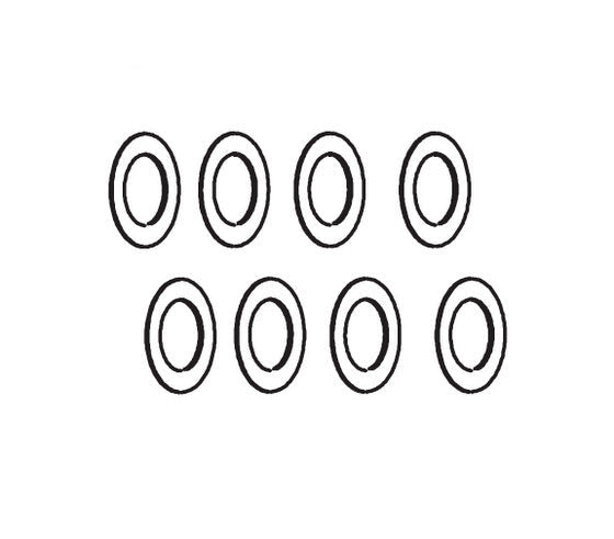 8PCS Cales 8*5.1*0.2 pour Absima CR4.4 1/10