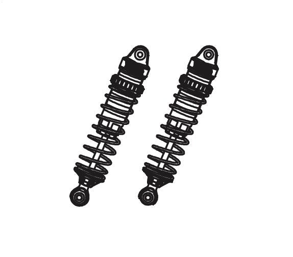 2PCS Stoßdämpfer-Set für Absima CR1.8 Yucatan 1/8