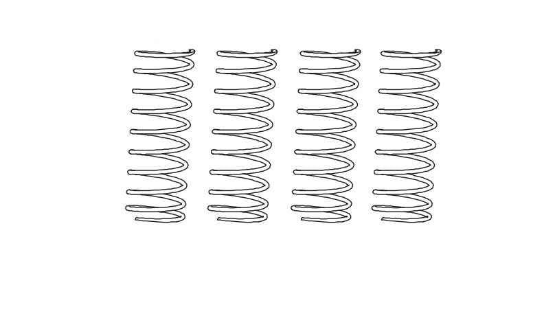 4 Stück Stoßdämpferfedern für Absima CR4.4 1/10