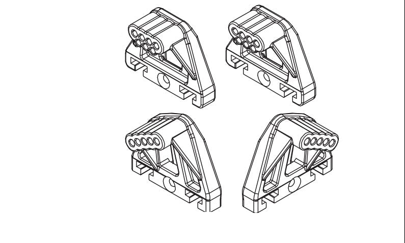 Shock Tower Set for Absima CR4.4 1/10