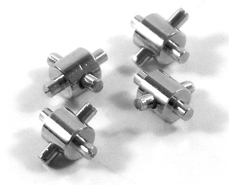 U-Joint Cross Ball Set for HobbyPlus CR18P 1/18 (Steel)