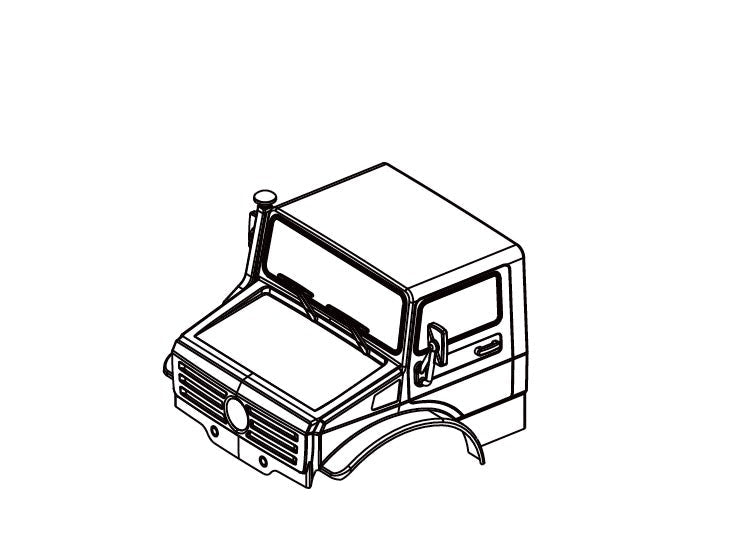 T-Hunter PC Body Shell for HobbyPlus CR18P EVO 1/18 (Camo)