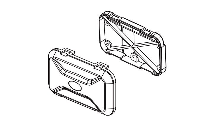 Heckklappen-Aufbewahrungsbox für Absima CR4.4 Patrol 1/10