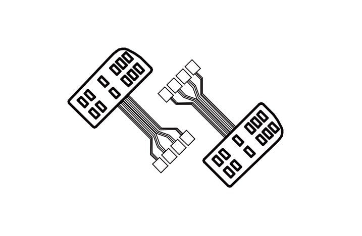 Plaque de feu arrière pour Absima CR4.4 Patrol 1/10