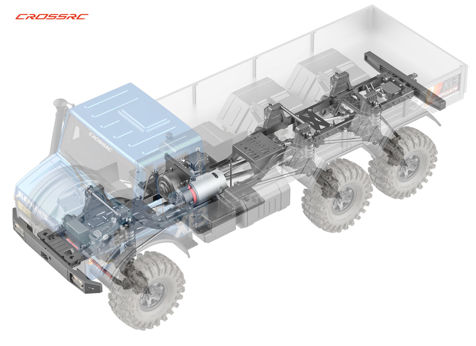 Cross RC EMO XL3 Elephants 1/8 Truck Crawler Kit (Blue)