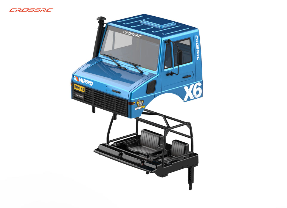 Cross RC EMO X6 Hippo 1/8 Camion Crawler Brushless PNP (Bleu)
