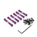 Adjustable Tie Rod for WLtoys 1/18 (Metaal) Onderdeel upgraderc Purple 