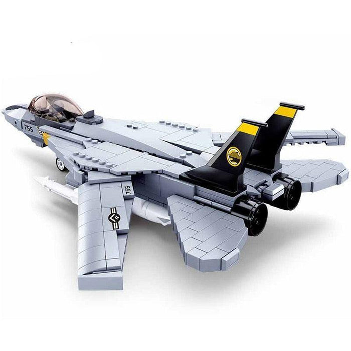 Air Force F-14 Fighter Plane Model Building Blocks (404 stukken) - upgraderc