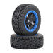 All Terrain Wheel Tires for 1/5 Auto (Metaal, Rubber) Band en/of Velg upgraderc Blue 