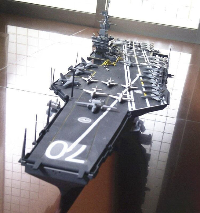 American USS Nimitz Aircraft Carrier 1/500 Model (Plastic) Bouwset upgraderc