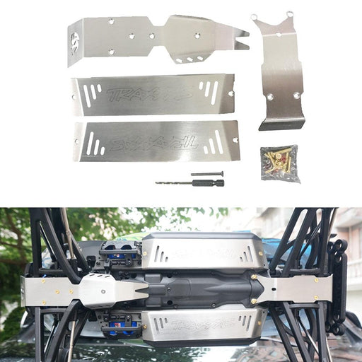 Anti-skid Plate Set for Traxxas E-REVO 1, 2.0 1/10 (Aluminium) - upgraderc