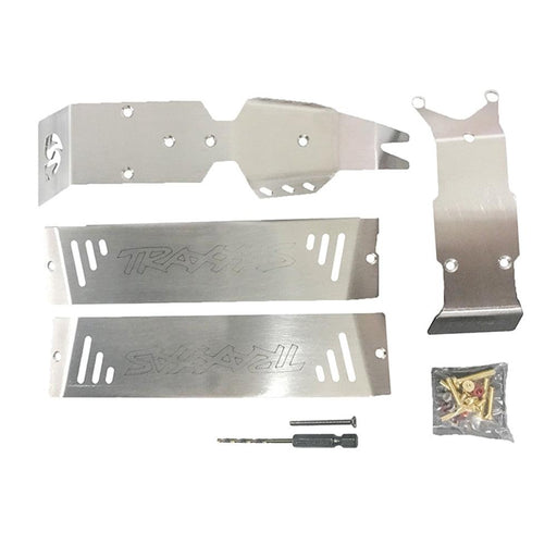 Anti-skid Plate Set for Traxxas E-REVO 1, 2.0 1/10 (Aluminium) - upgraderc