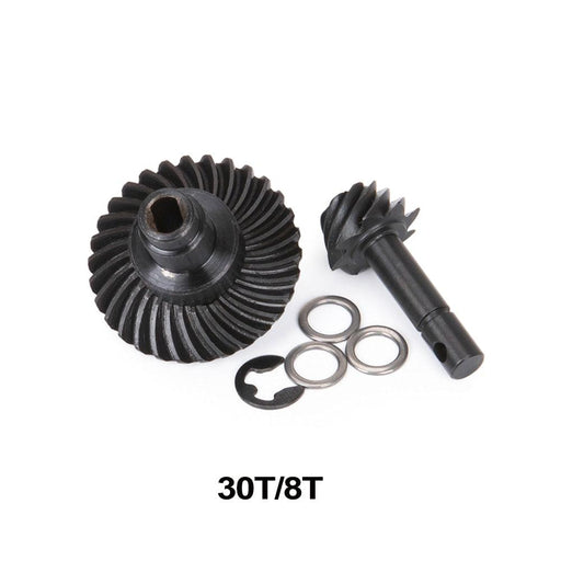 AR44/45/F9 24-33/8T Overdrive Bevel Gear for Axial SCX10 II Capra (Metaal) - upgraderc