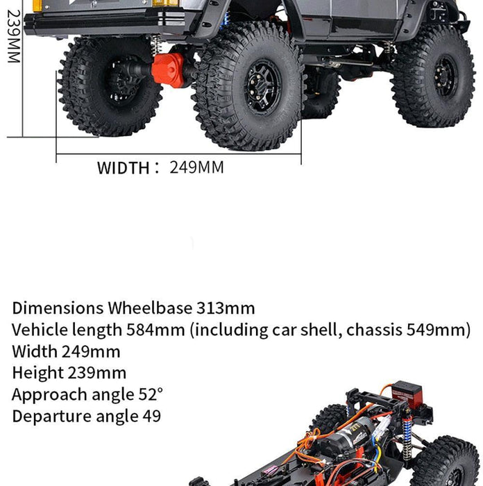 Austarhobby AXX4 4WD Hard Shell 1/10 RTR - upgraderc