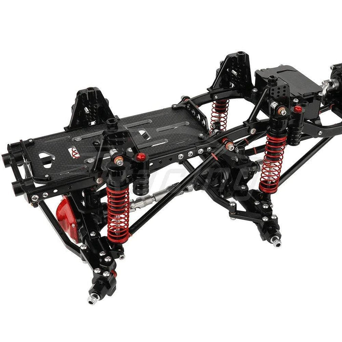 Axial SCX10 1/10 Upgraded 8x8 Chassis Frame (Metaal) - upgraderc