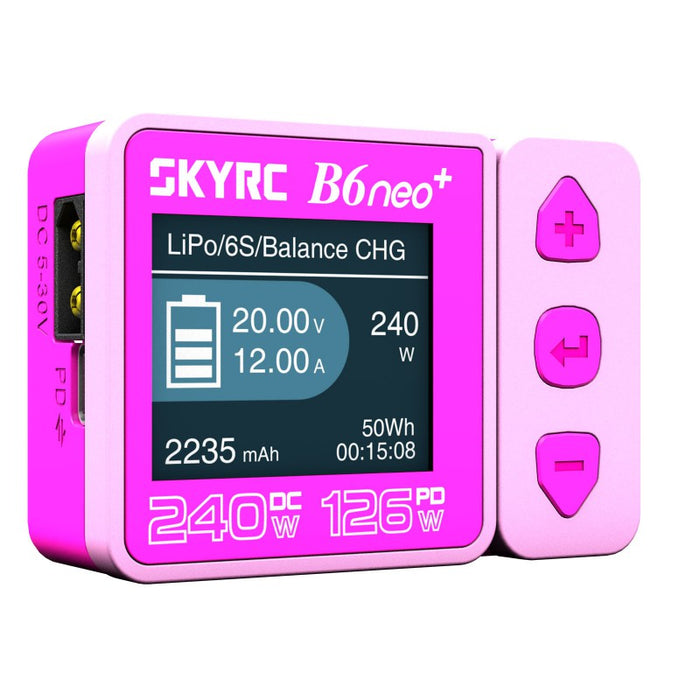SkyRC B6 Neo+ DC smart charger (240W) (Pink)
