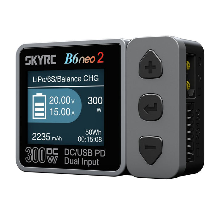 SkyRC B6 Neo2 DC Smart Charger (300W) - Black & Grey