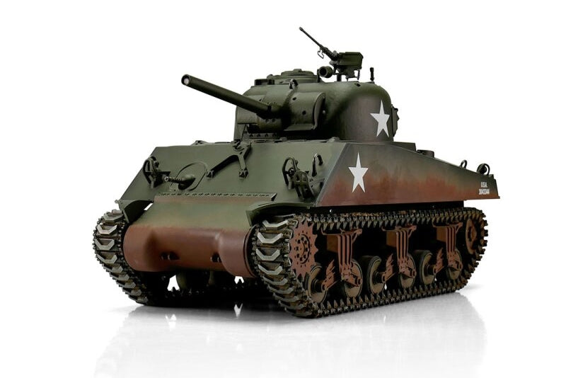 Torro Pro Edition 1/16 RC M4A3(75)W Sherman Tank in Olive Drab Green PNP