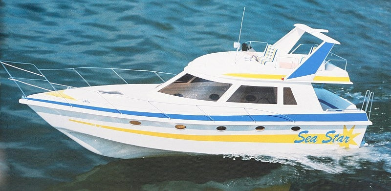 Vladyka SEA STAR 890mm RC Motor Yacht Building Kit