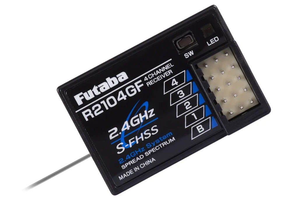 Futaba R2104GF S-FHSS High Voltage 4Ch 2.4Ghz Receiver