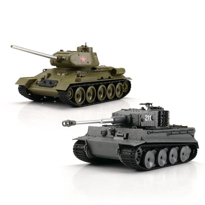 Torro 1/30 World of Tanks Battle Set Tiger I + T-34/85 PNP (IR)