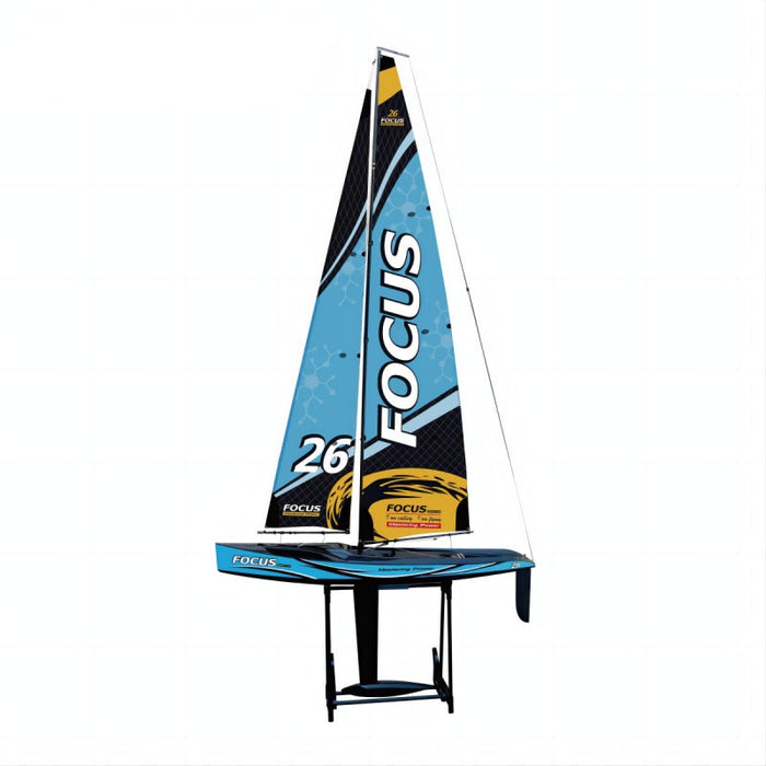 Joysway Focus V3 1-Meter Racing RC Sailboat 2.4GHz RTR (Blue)