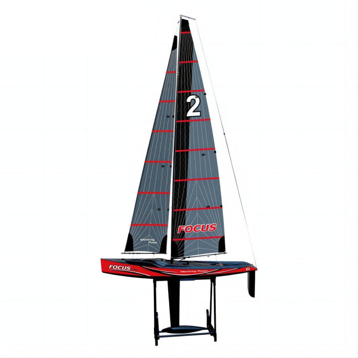 Joysway Focus V3 1-Meter Racing RC Sailboat 2.4GHz RTR (Red)