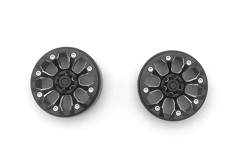 2PCS 8 Spoke Beadlock Wheel for RGT EX86130 1/10 (Aluminium)