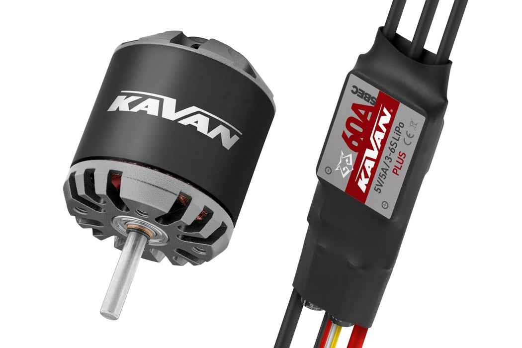 Kavan Combo Set C3542-1250 Motor + R-60SB ESC